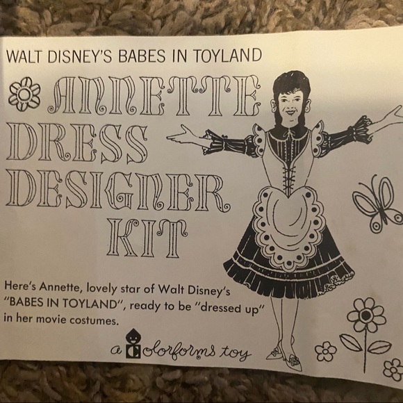 color forms Walt disney's babes in toyland Annette Dress Designer Kit - Picture 9 of 14